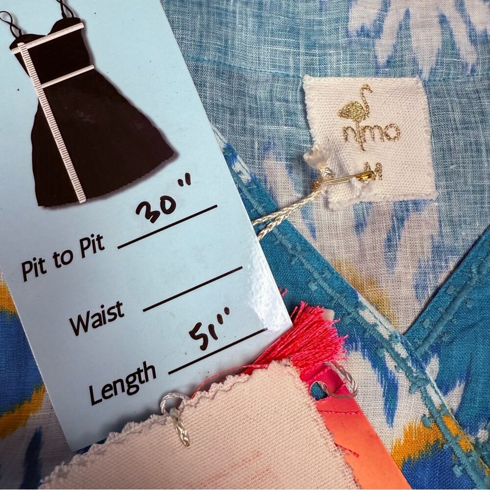 Nimo With Love Dahlia Linen Kaftan - Picture 6 of 7